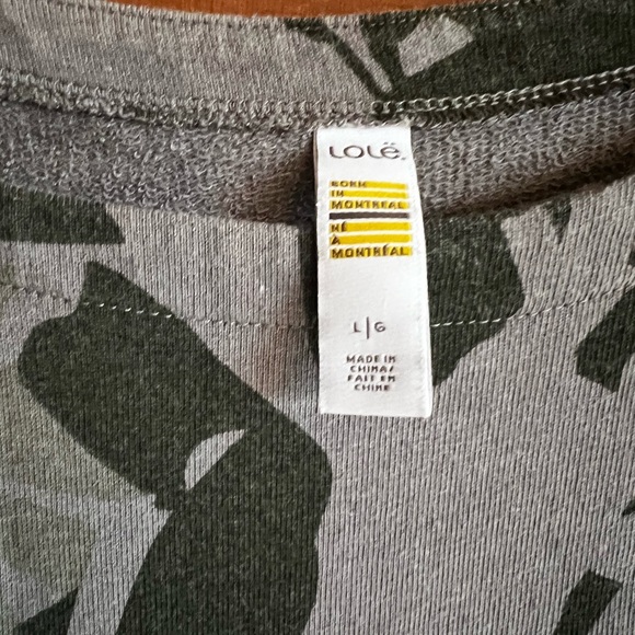 Lole womens size L sweatshirt tunic - Picture 4 of 5